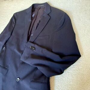 BOSS Hugo Boss Navy Blue Wool Sport Jacket Blazer Suit Separates - US 42R